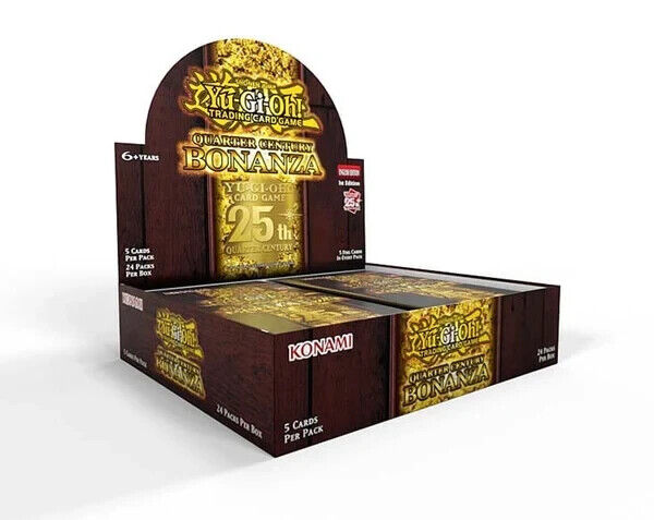 PREVENDITA 7/11 Box BONANZA QUARTO DI SECOLO / Quarter Century RA03 ENG YUGIOH