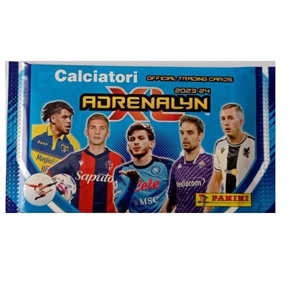 PANINI CALCIATORI ADRENALYN XL 2023-24 - 1 BUSTINA (6 CARTE) TRADING CARD CARDS