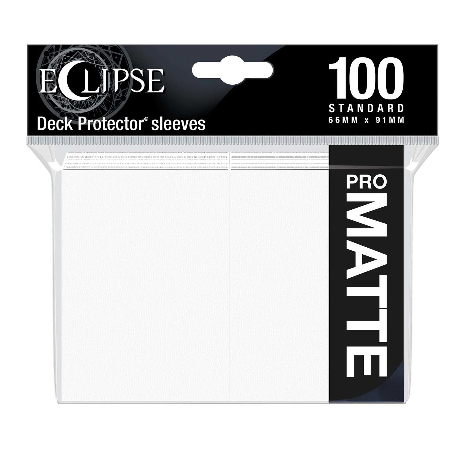 Ultra Pro Eclipse Standard Matte Sleeves 100 Pack-Arctic White, Colore Bianco ar