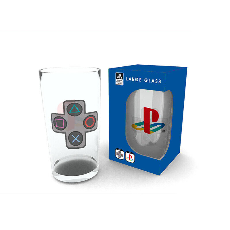 Playstation Buttons Bicchiere Grande Glass 400ml. ABYSTYLE