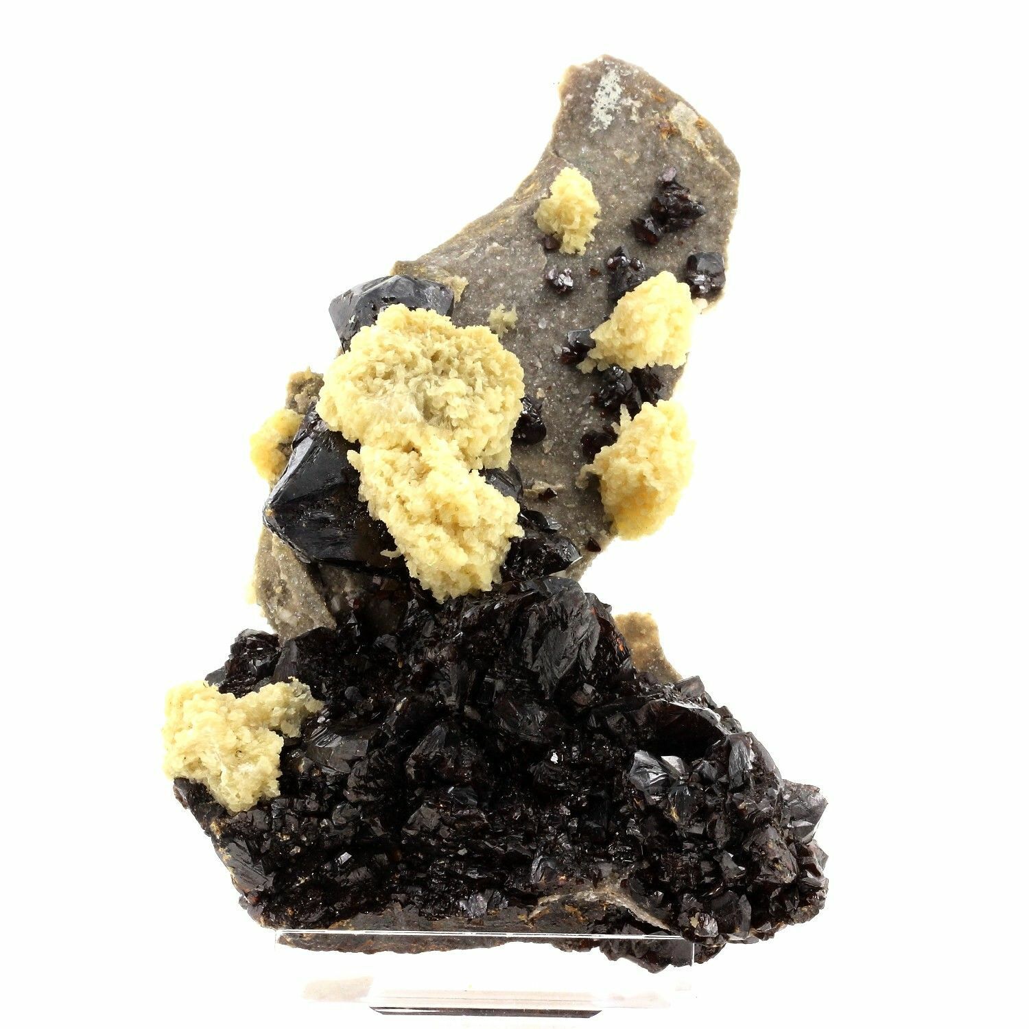 Baritato + Sphalerite. 3500.0 Ct. Elmwood Mine, Tennessee, USA