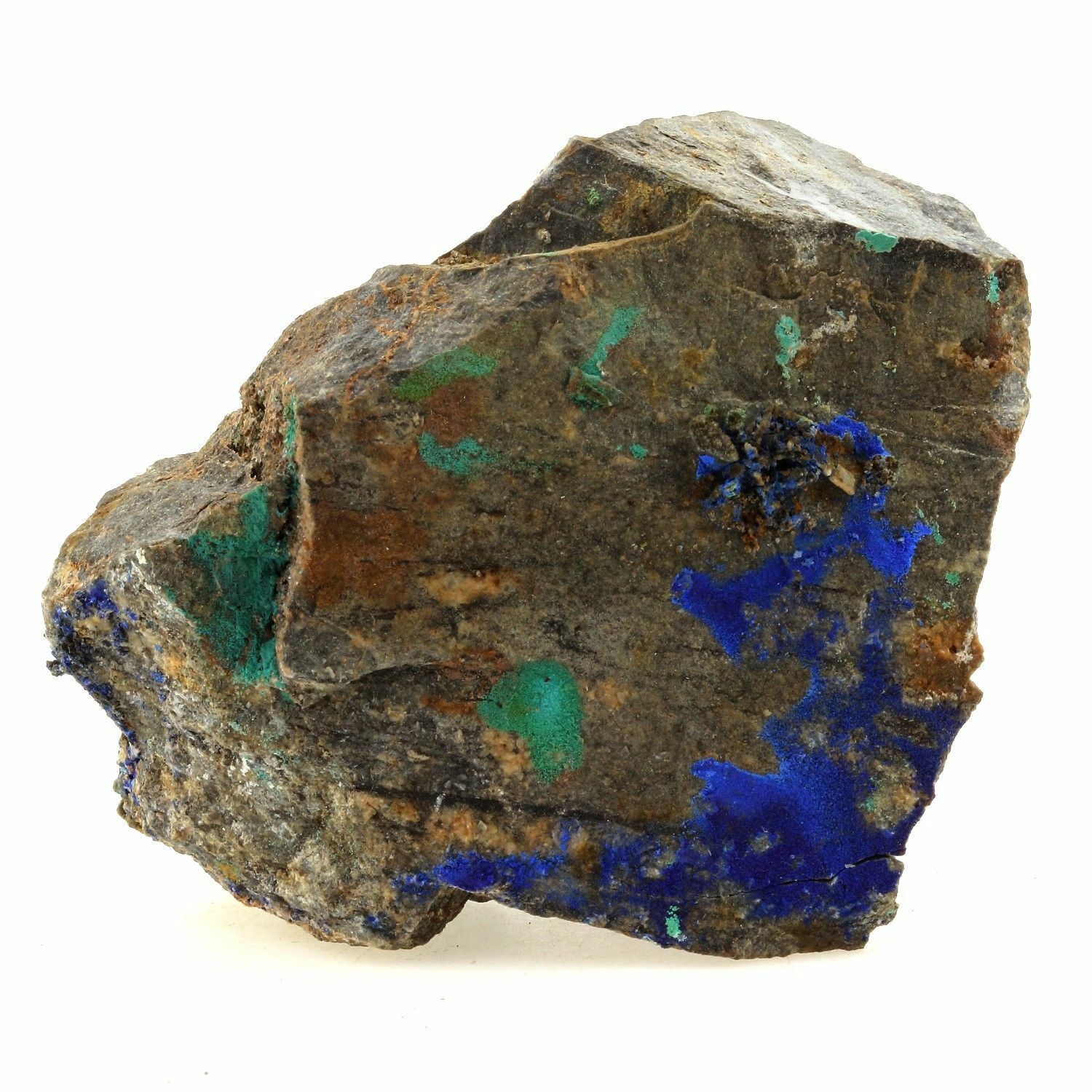 Azzurrite + Rosasite. 915.1 Ct. La Sanguinede, I Mechelen, Gard, Francia Rara