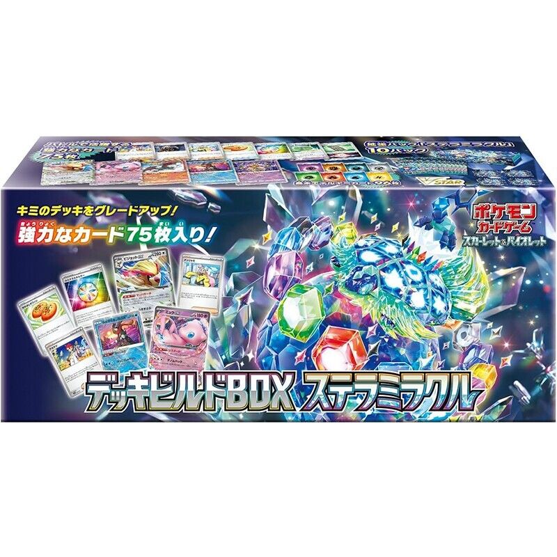 Pokemon Gioco di Carte Scarlet & Violetto Deck Build Scatola Stellar Miracle sv7