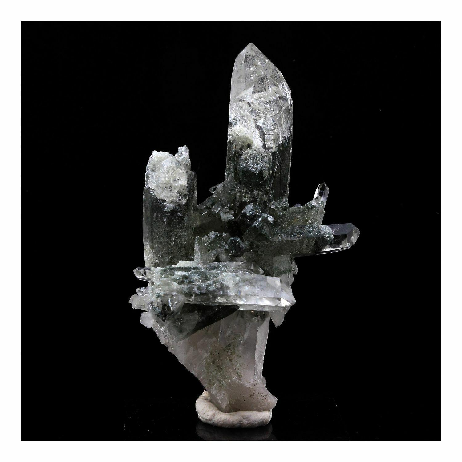 Quarzo + Clorite. 92.0 Ct. Vizille, Isère, Francia