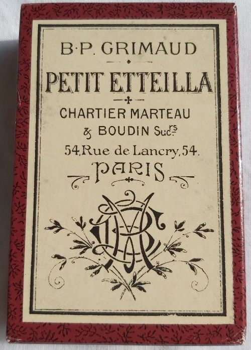 Mazzo di Carte Cartomanzia Petit Etteilla Oracle Sibille Tarot 1994 France ..