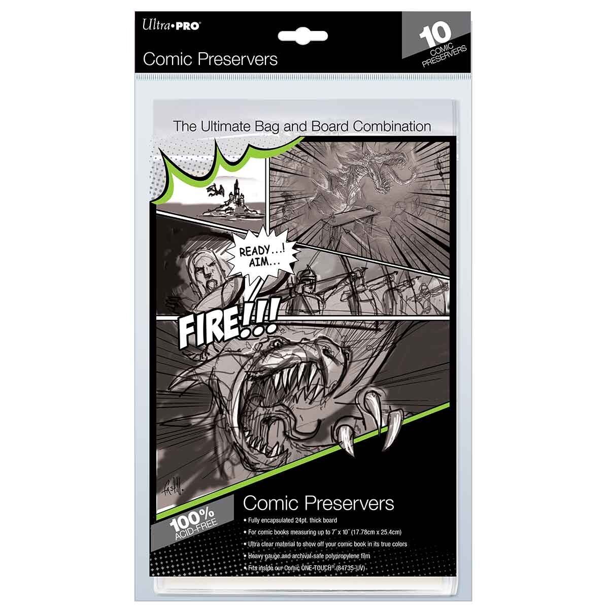 Ultra Pro 85342 Current Size Comic Preserver 7" x 10" (10-Count)