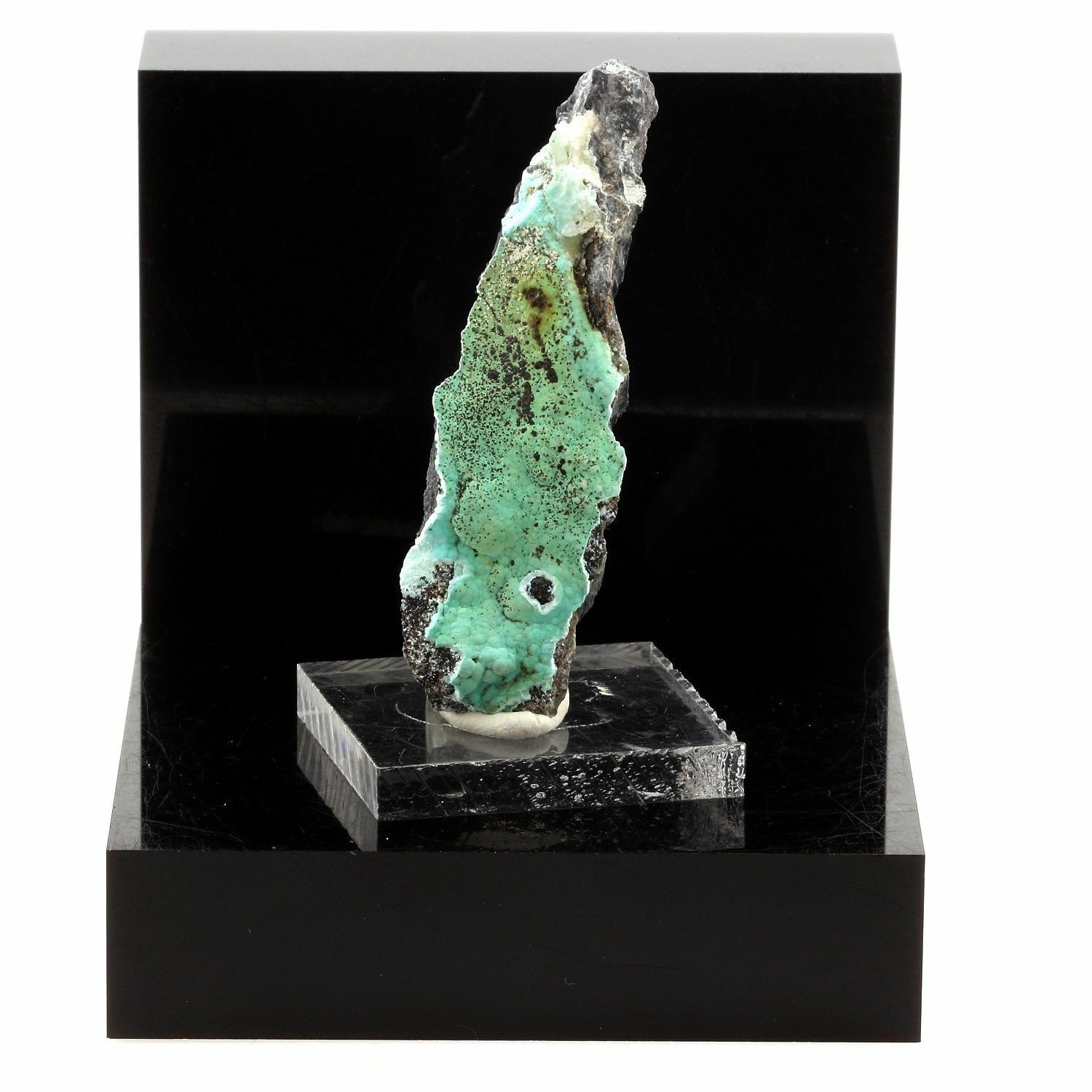 Idrozincite + Aurichalcite. 92.0 Ct. La Sanguinede, I Mechelen, Gard, Francia