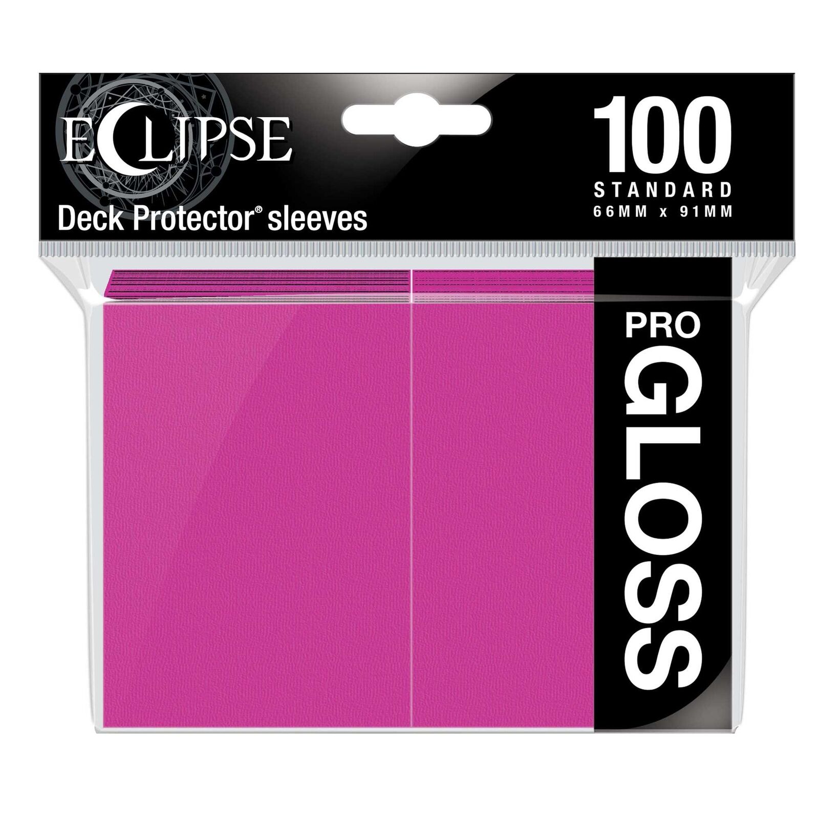 Eclipse PRO Gloss Standard Card Sleeves: Hot Pink (100)