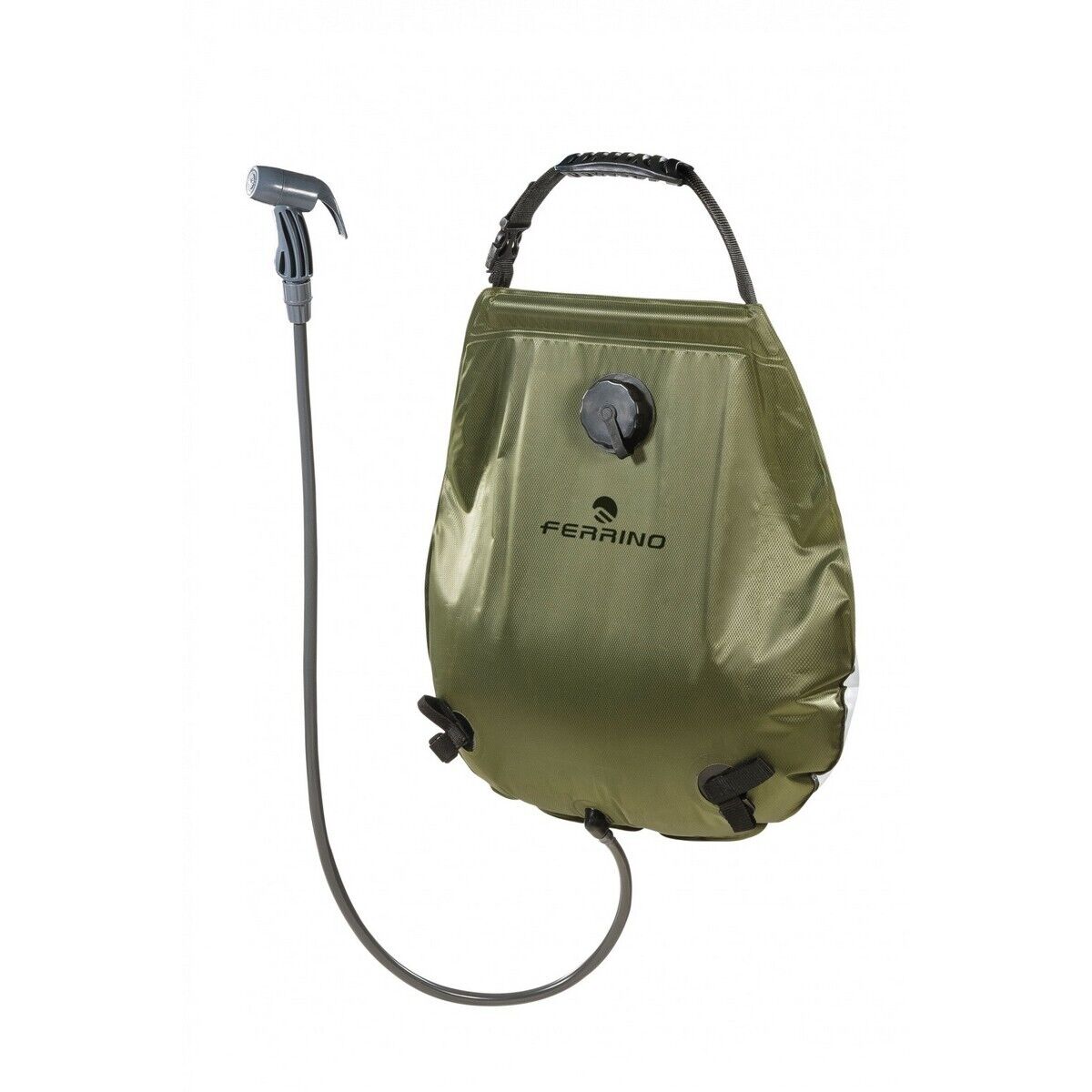 Sunshower Deluxe Verde 20L Taglia Unica per Camping Ferrino