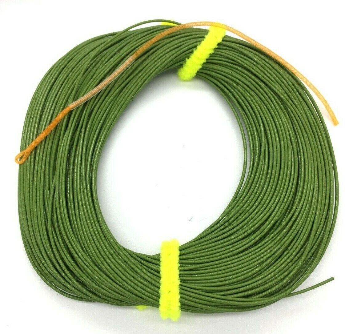 Doppio Taper Premier Qualità DT6 Trota Lenza Pesca Mosca " Verde Oliva " UK
