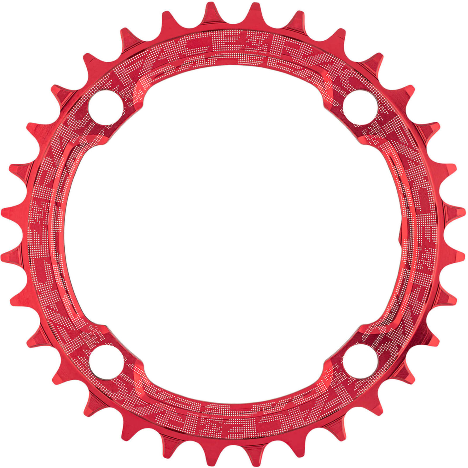 Race Face Narrow Wide Single Chainring 104 x 34T Rosso