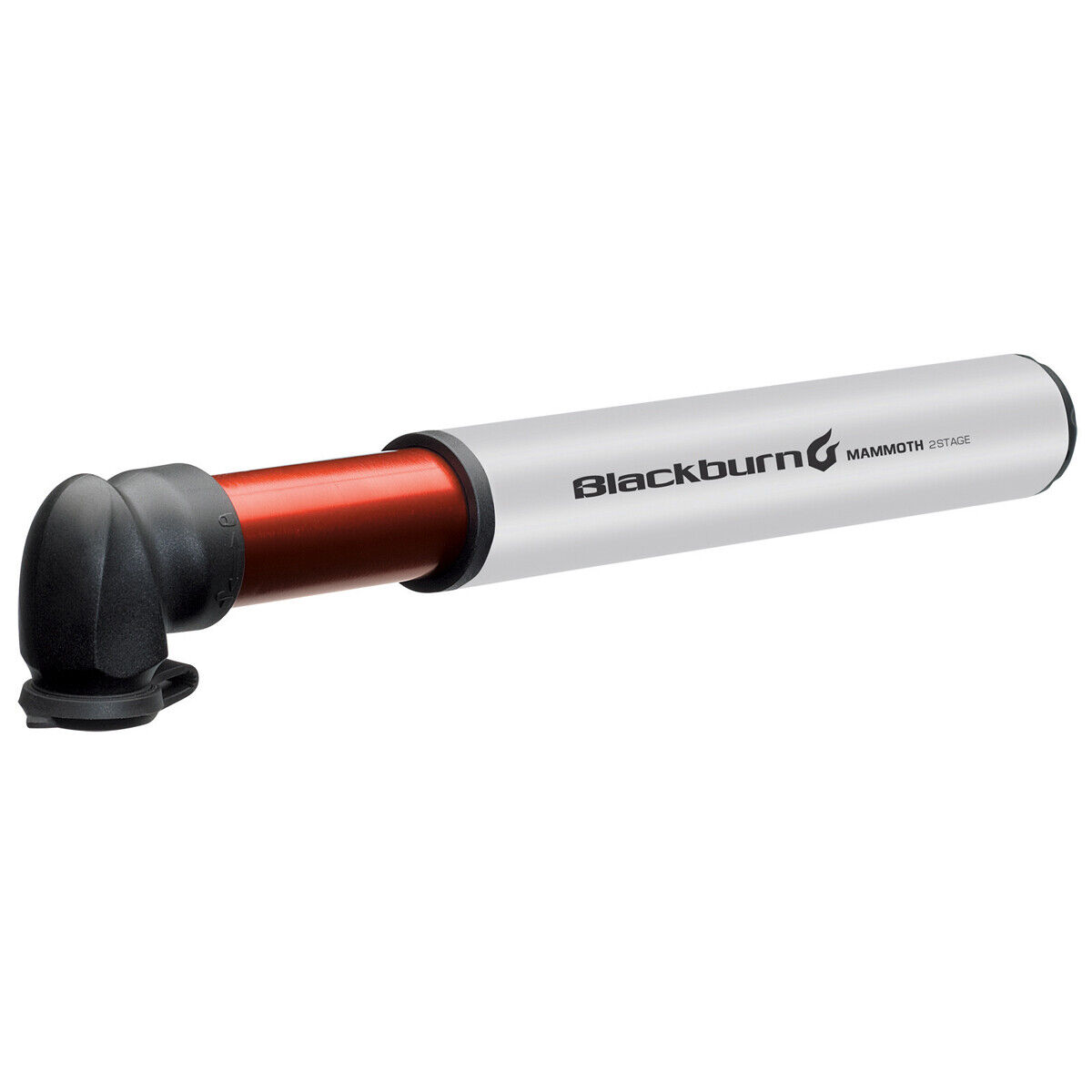 Blackburn Mammoth - Mini-pompa per bici Anyvalve a 2 stadi Nero M