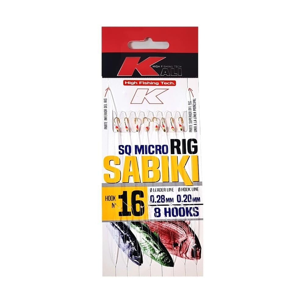 Kali Kunnan Sabiki SQ Micro Rig monofilo ad alta resistenza Esche artificiali