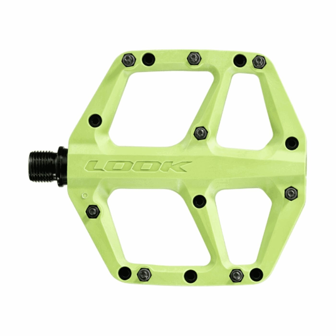 Pedali MTB Trail Fusion Flat in Composito Lime - 320g, Alta Stabilità e Prestazi