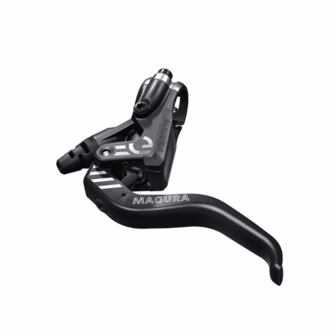 Corpo Leva Freno MT eSTOP in Alluminio Nero per E-bike MTB, 2 Dita Magura