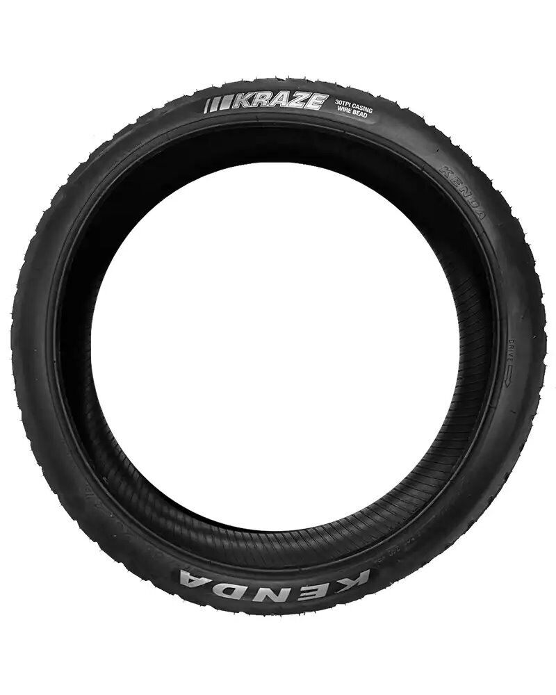 Kenda Kraze 20x4.1/4 Copertone Rigido Fat Bike 30Tpi, Nero