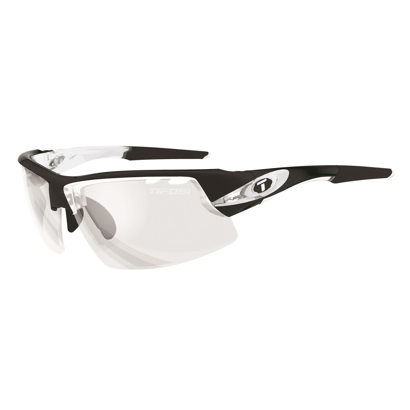 Tifosi Crit Crystal Black Fototec Light Night Lens Sunglasses 2018 Crystal Black
