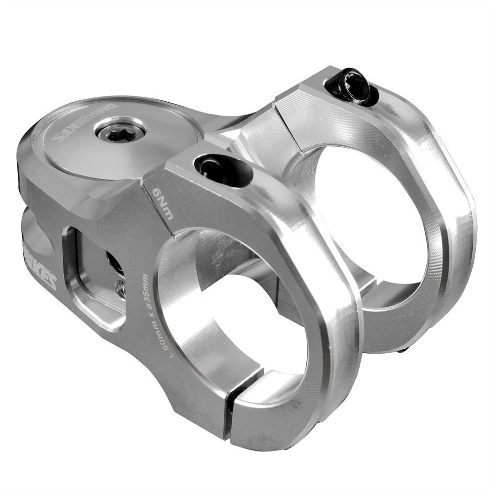 Attacco manubrio mountain bike 50 mm DMR Bikes Defy 50+ Silver