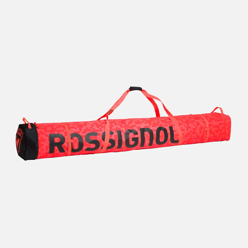 Rossignol Borsa Portasci Unisex Hero Ski Bag da 190/220 cm 2/3 Paia - (Rosso/Ner