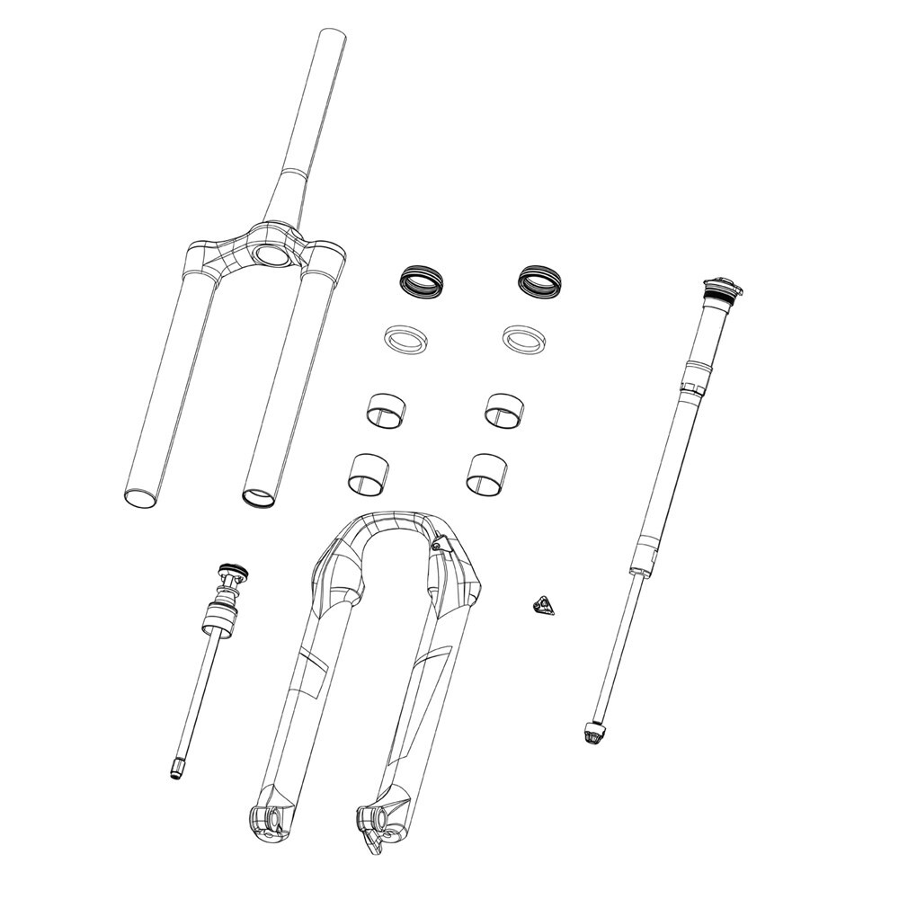 ROCKSHOX 11.4018.034.000 - Distanziatore Solo Air Travel per Gruppo Pneumatico R