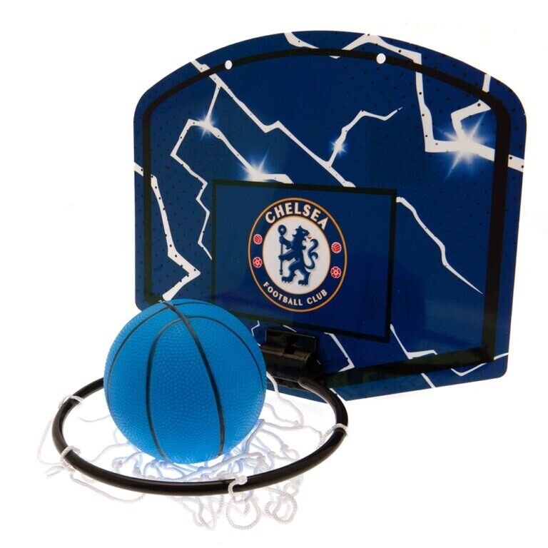 Chelsea FC Mini Basketball Set, Compleanno, Regalo di Natale Prodotto Ufficiale