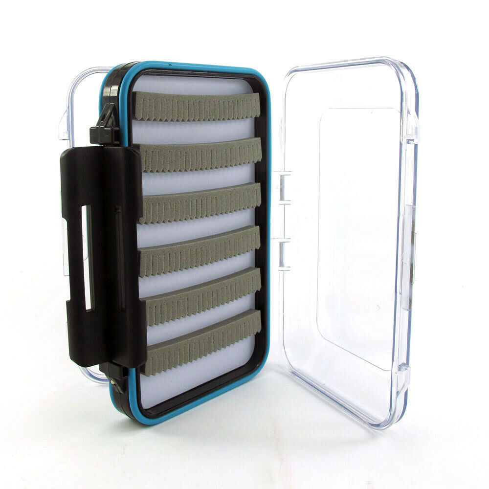 Mosca Pesca Scatola Grande -clearview Double Sided Fly Conservazione -foam Croce
