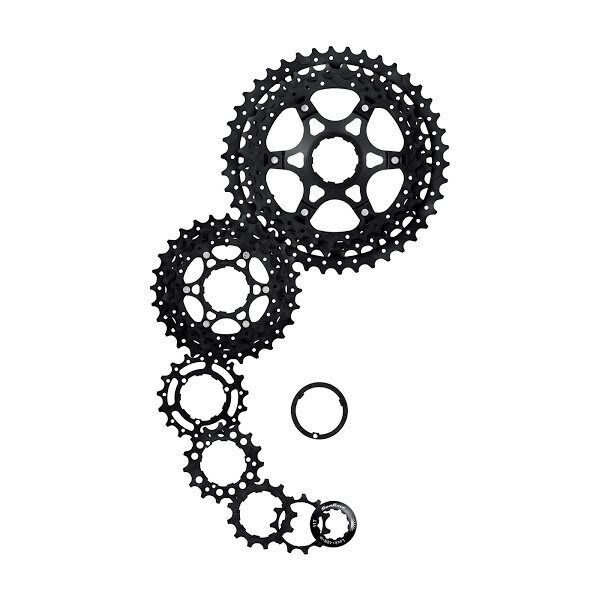 cassetta pignoni ms8 11v 11-46 nero 525260271 SUNRACE cassetta pignoni bic