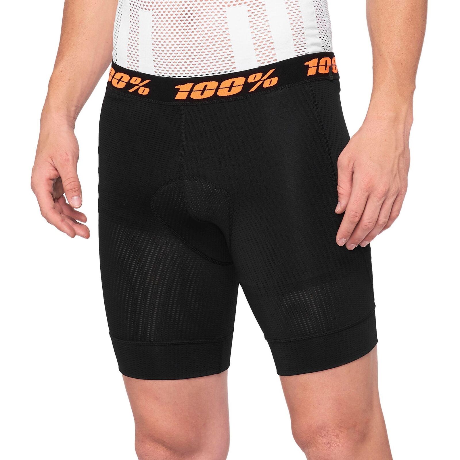 100% MTB Wear Pantaloncini Crux, nero-28 Tuta da Ginnastica, Nero, M Unisex-Adul