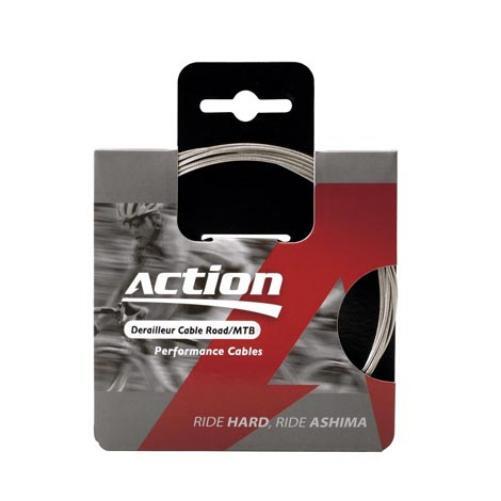 Ashima Action Gear Inner Cable (Single), Cavo del Cambio Unisex-Adulto, Nero, Ta