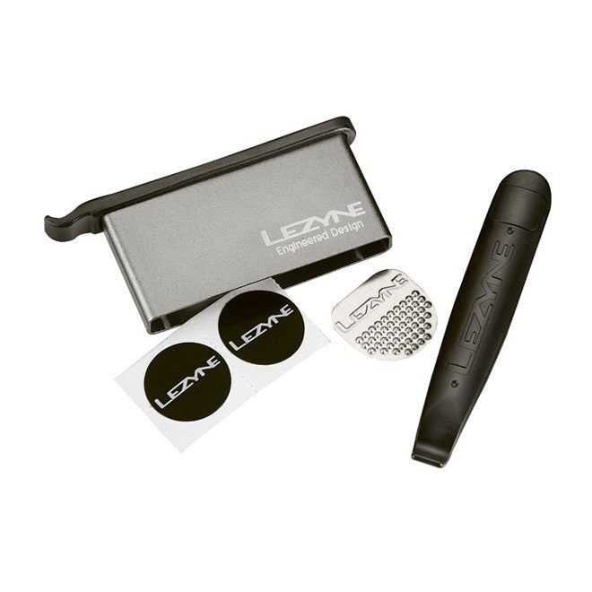 LEZYNE Flickzeug & Reifenheber Lever Kit Red Taglia unica grigio