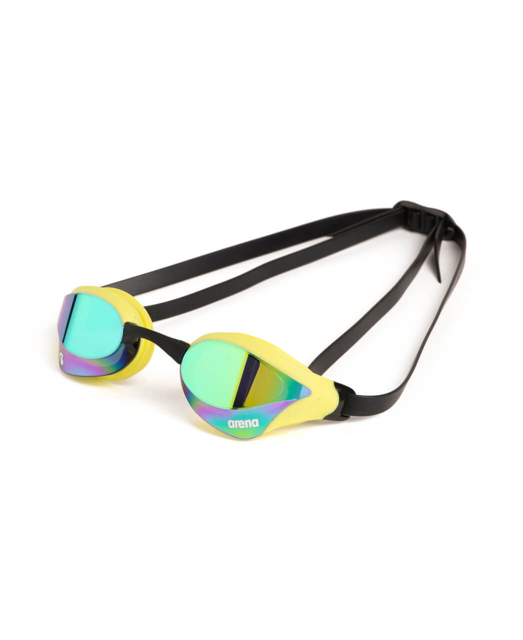 Arena Occhialini Nuoto Cobra Occhialini Core Swipe Mirror Emerald Cyber Lime ...