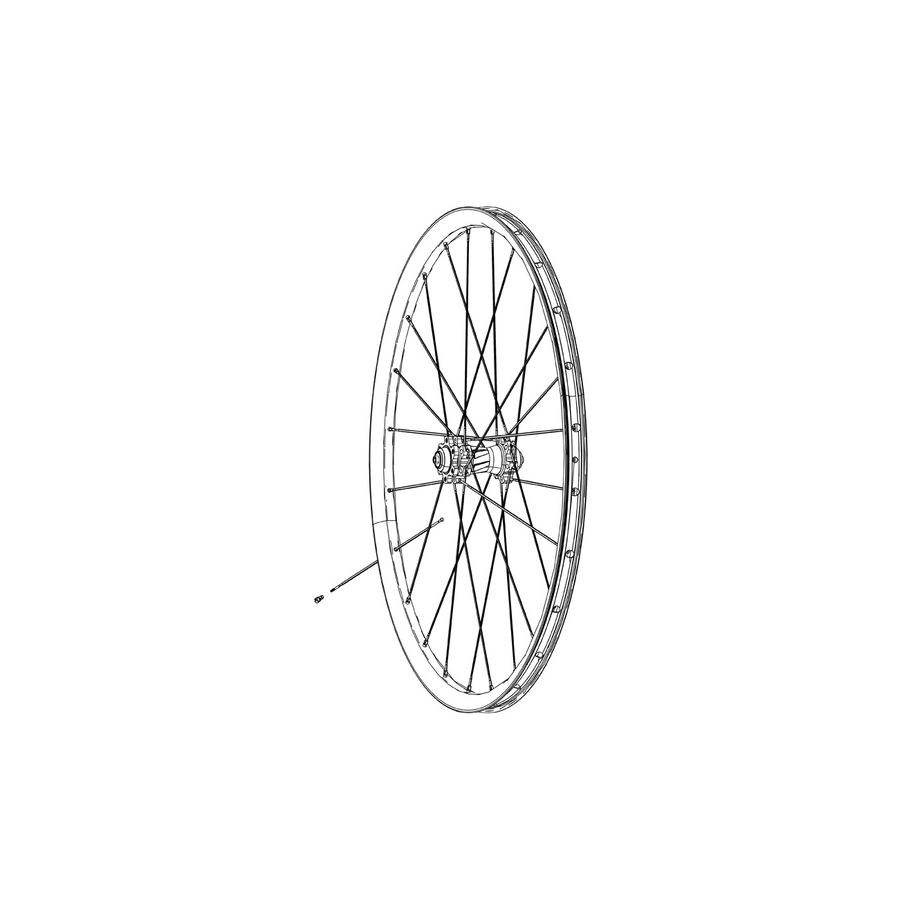 Zipp CX-Ray J-Bend Black Spokes, Sapim CX-Ray, nero, lunghezza: 297, 3 pezzi