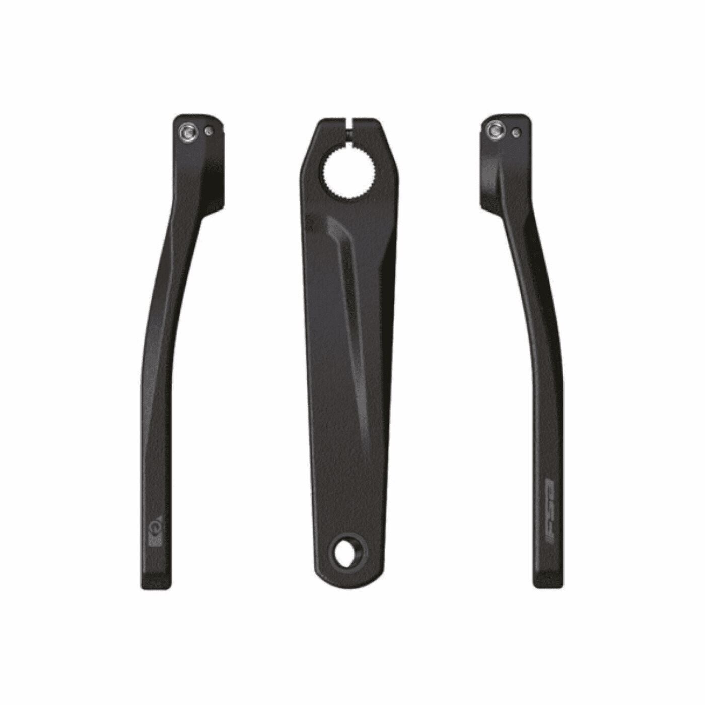 Coppia Pedivelle Shimano EP8/E8000 165 mm in Alluminio Forgiato Nero Anodizzato