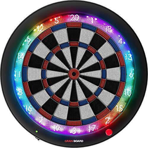 GRAN BOARD 3s LED Bluetooth Bersaglio per freccette Blu NUOVO