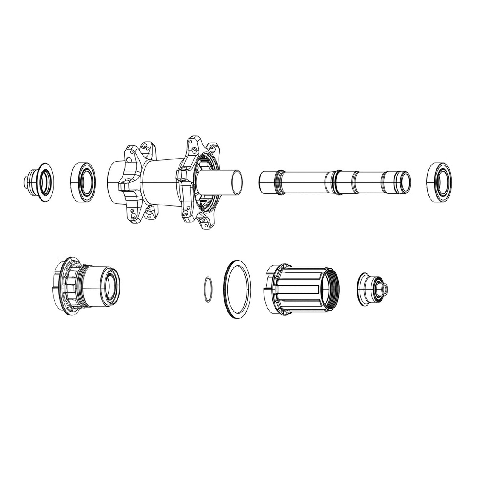 Zipp Hub Bearings Front Zm2Sl