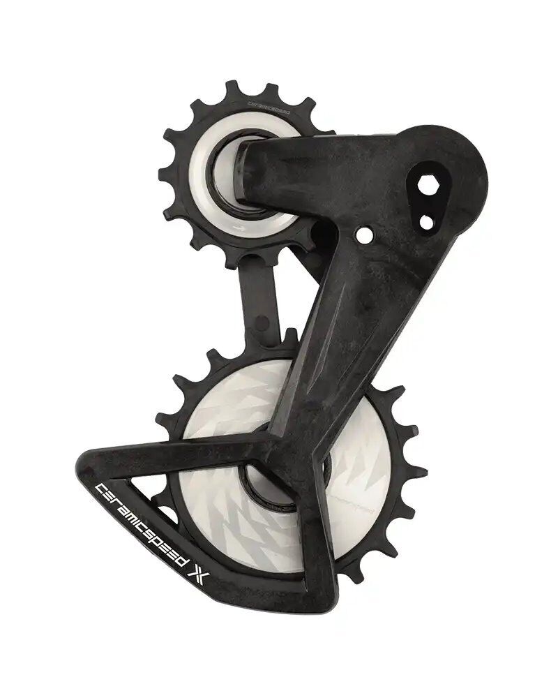 CeramicSpeed Gabbia Cambio OSPW X Pulegge Oversize 12v Sram Eagle AXS, Silver