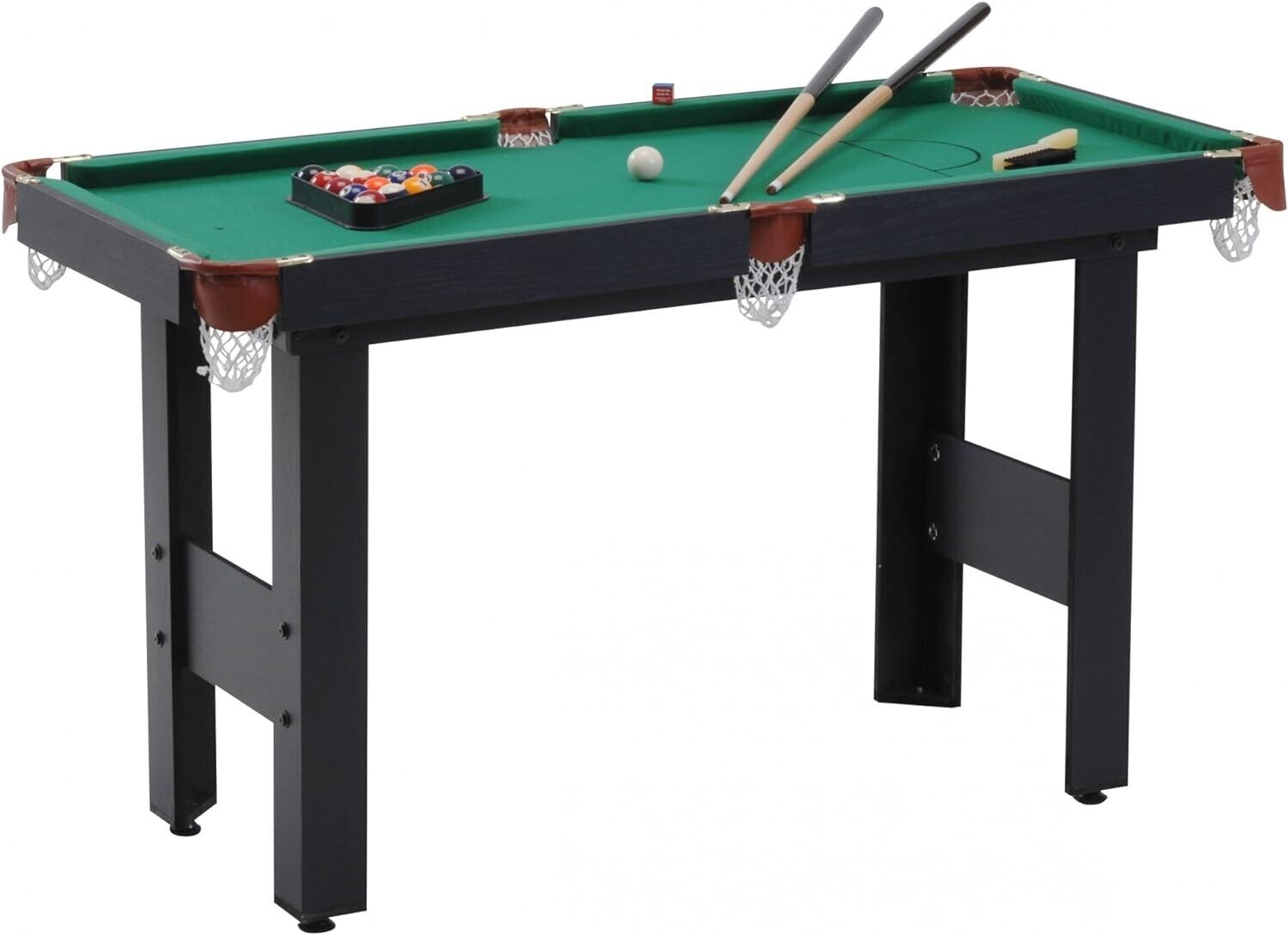 Garlando Dallas Mini Tavolo da Biliardo Pool con Stecche ed Accessori Inclusi