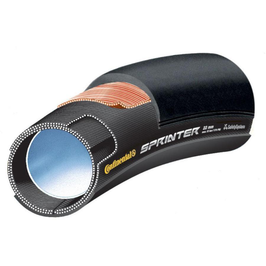 tubolare sprinter 700x25c blackchili nero 0196244 CONTINENTAL copertura corsa