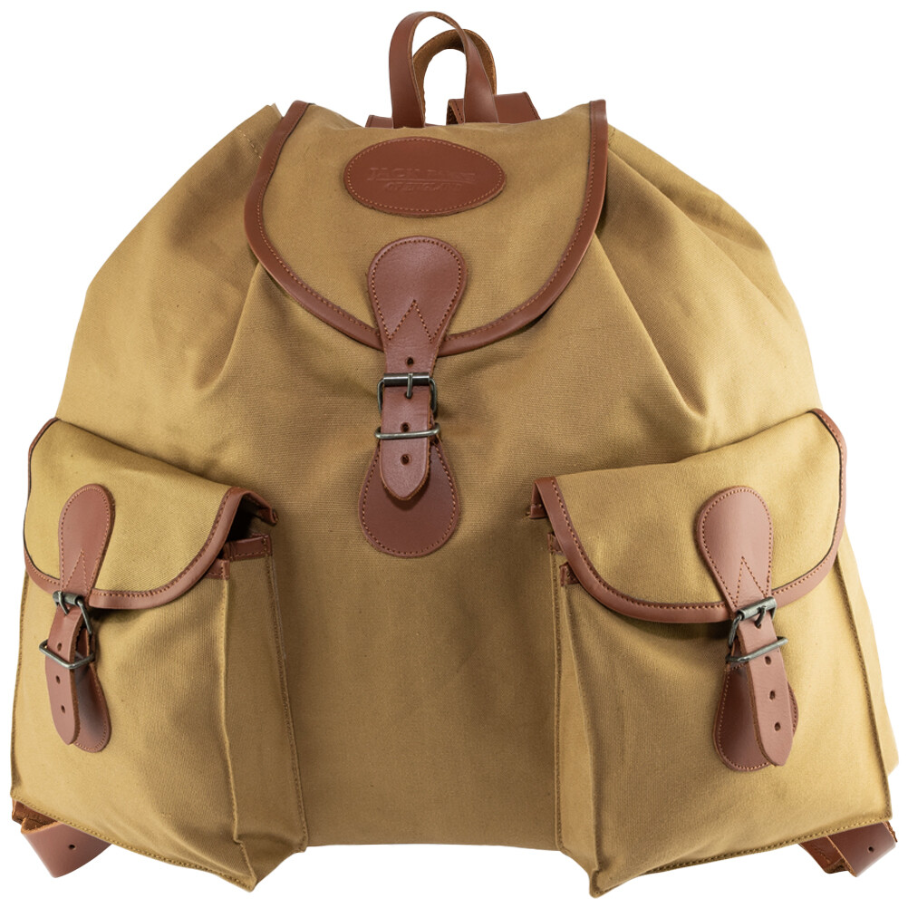 Jack Pyke Tela Sacco di Uova Borsa Cotone Robusto Zaino Tiro Caccia Daysack Fawn