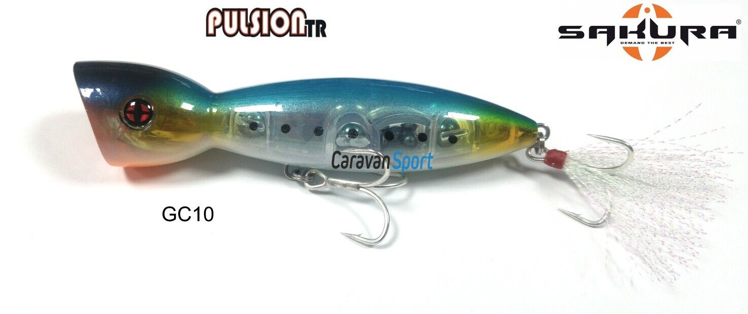POPPER SPINNING PULSION TR 120 F SAKURA GC10 PESCA 40 GR SEÑUELO ESCA LURE