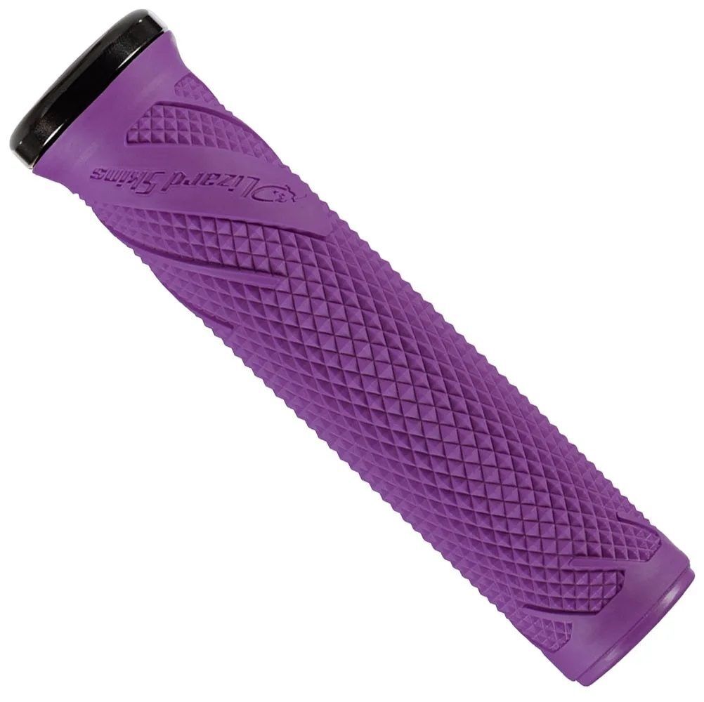 Lizard Skins Coppia di Manopole Wasatch con anello di blocco, Viola