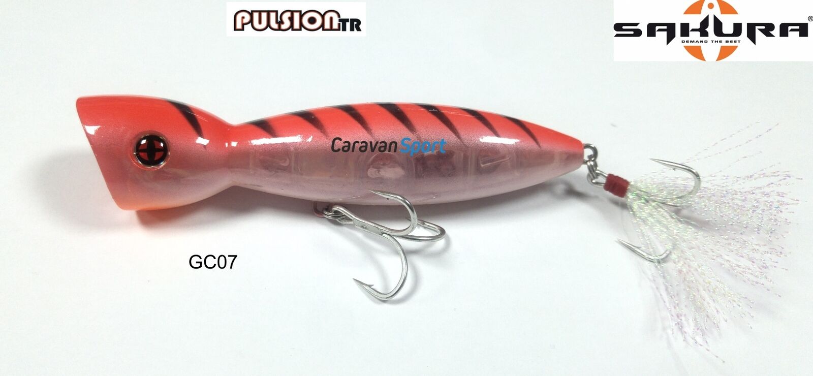 POPPER SPINNING PULSION TR 100 F SAKURA GC07 PESCA 24 GR SEÑUELO ESCA LURE