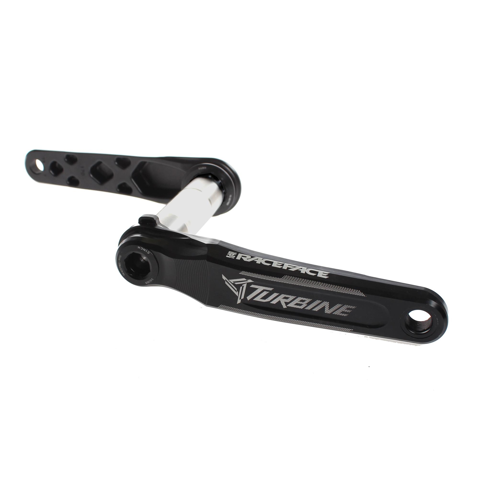 RaceFace, Manivelles TURBINE-170-noir (Sans boitier) Unisex Adulto 170 mm Nero