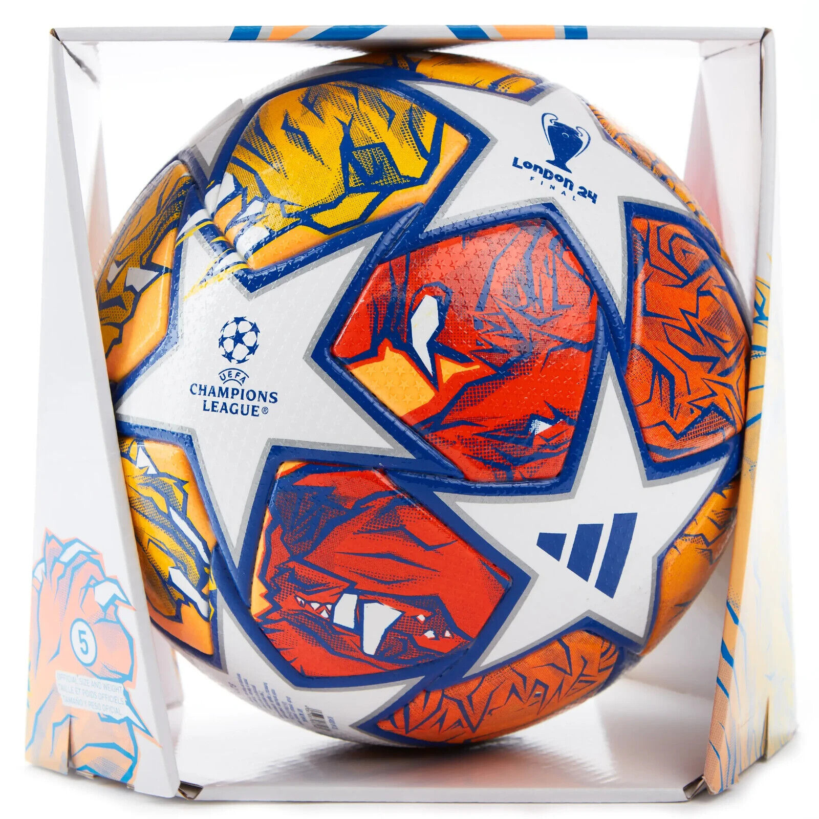 Pallone Calcio Adidas Champions League Official Match Ball 2023-2024 Size 5