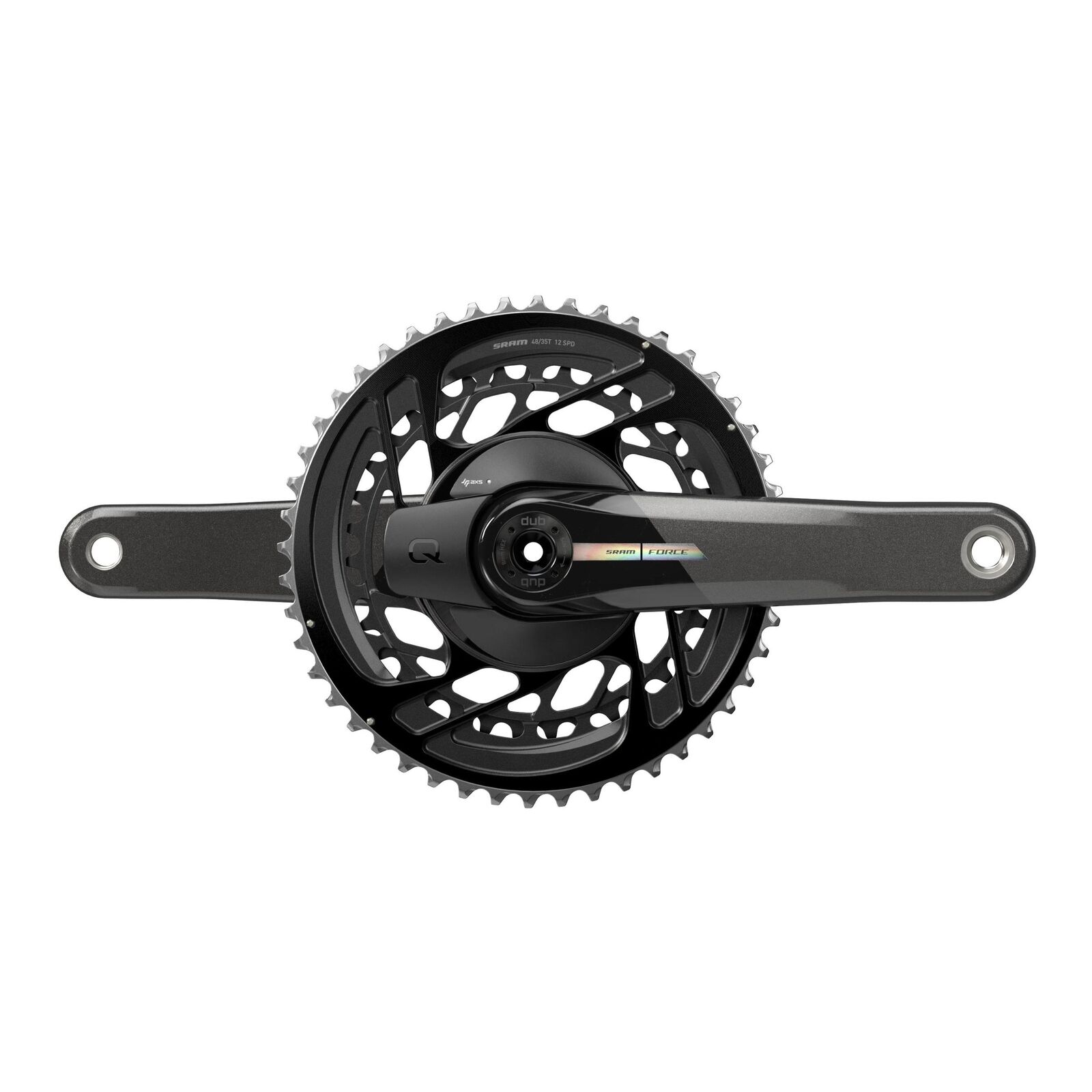 Sram Unisex - Adulti Force Axs D2 Misuratore di potenza Nero, 50/37Z/12x