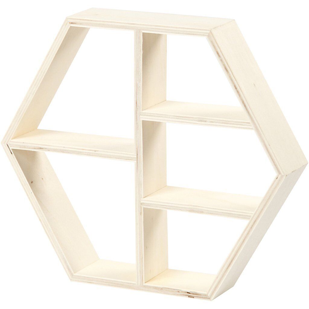 Creativ Company 57898 Shelf Modular Wall Mounted Wood Wood Shelf Shelving Shelf