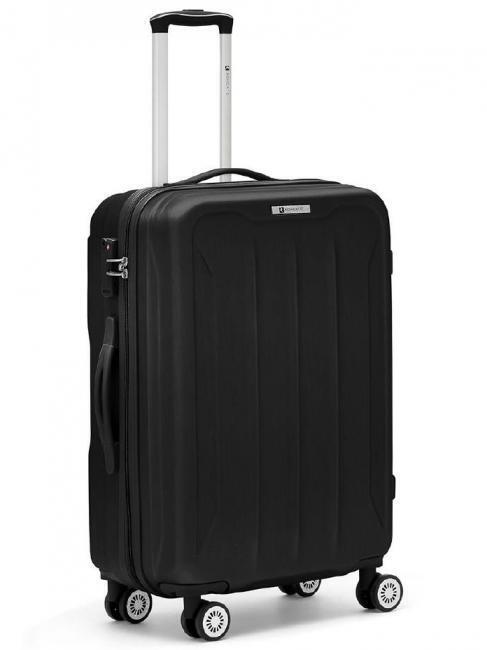 TROLLEY R RONCATO flight trolley 4 ruote 76 cm tsa NERO GRA  scelta=P NERO 46105