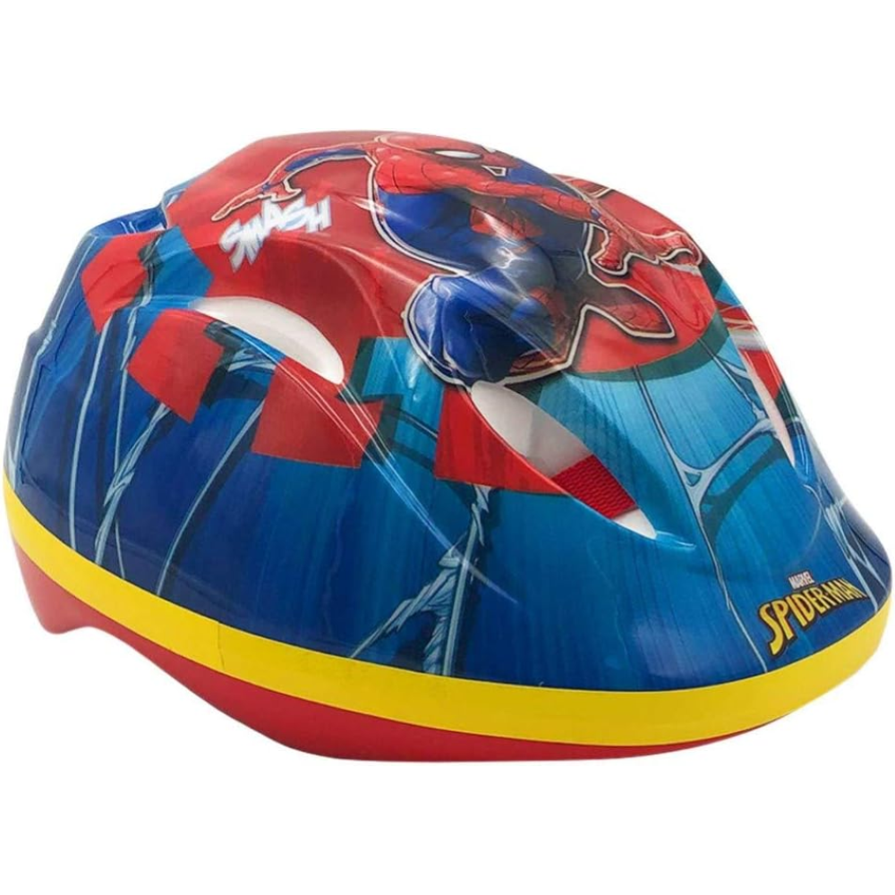 CASCO PROTETTIVO SPIDERMAN MARVEN PER BICI REGOLABILE 51-55 CM BAMBINO