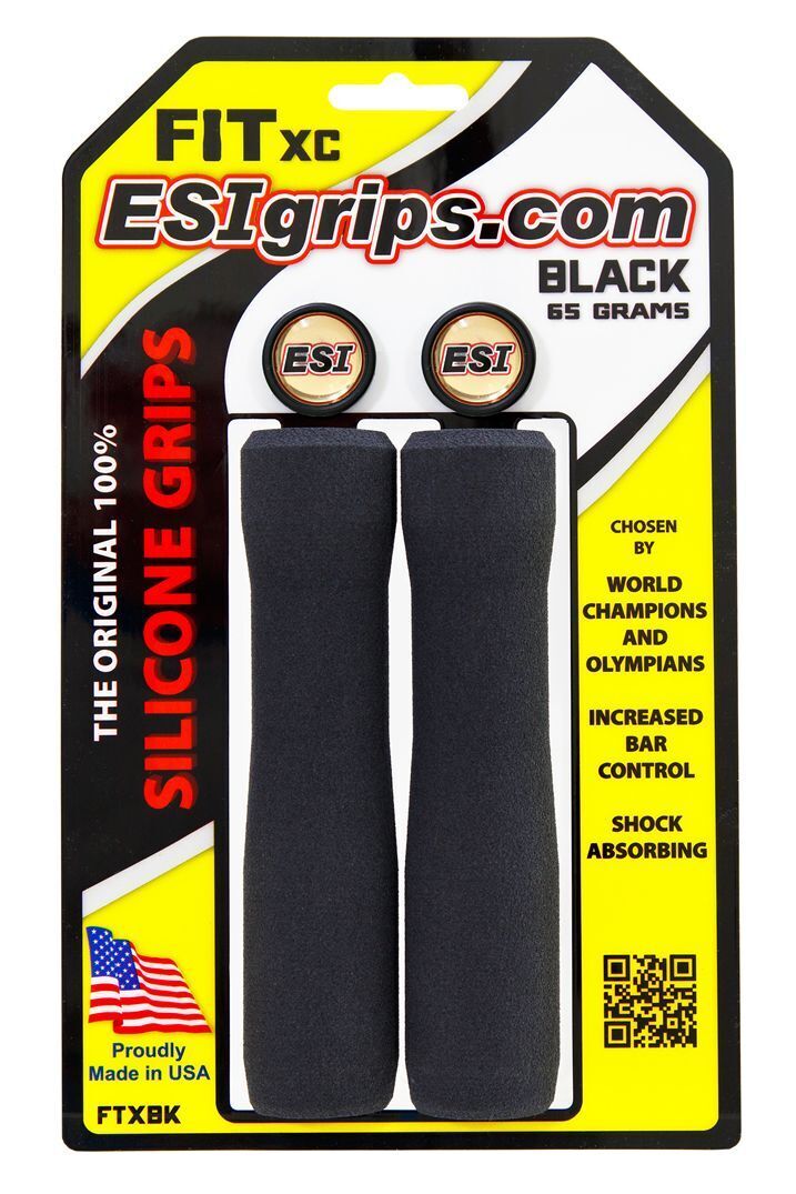 ESI Grips Fit XC Grips Taglia unica Nero