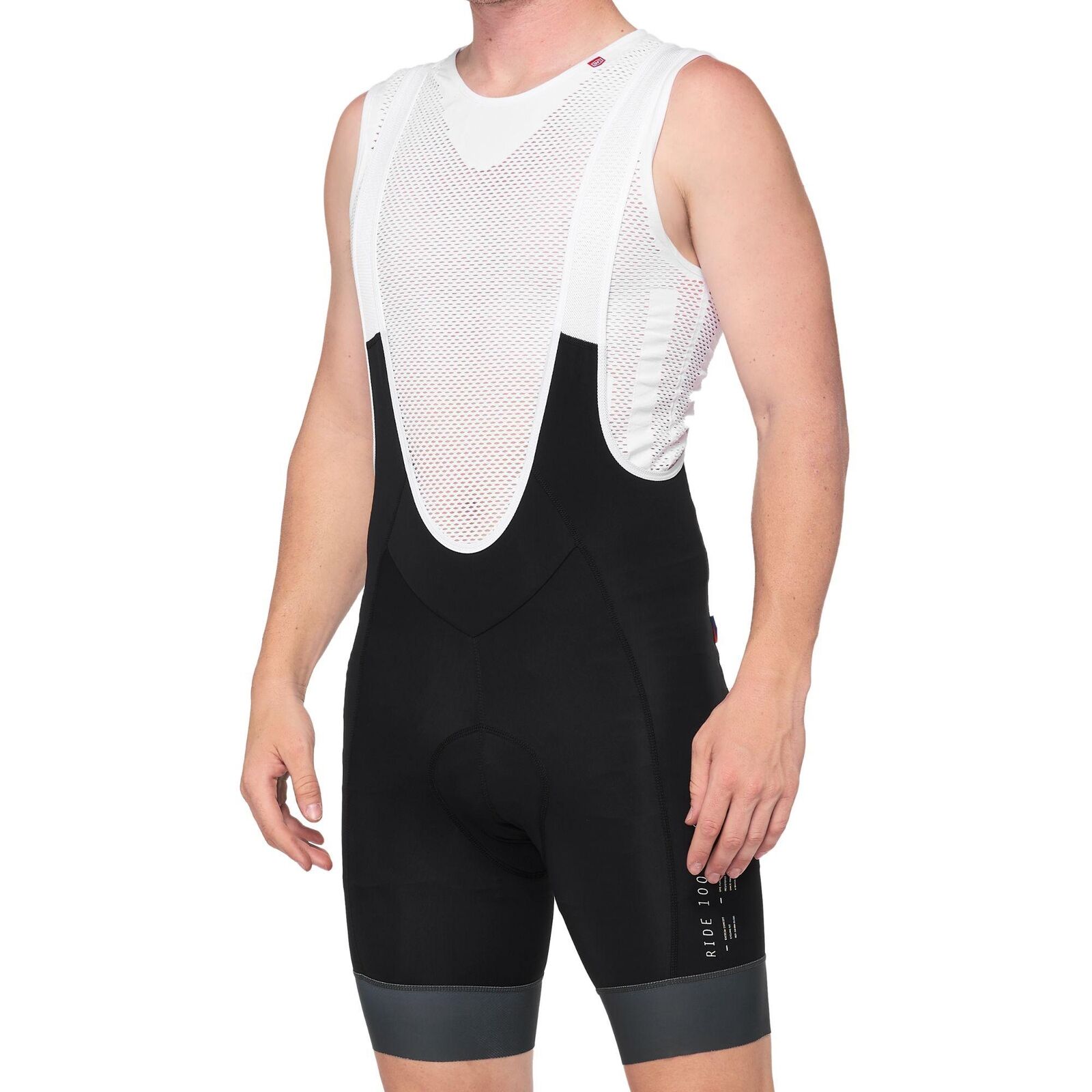 100% Exceeda Bib Shorts 2022 Black / Charcoal S